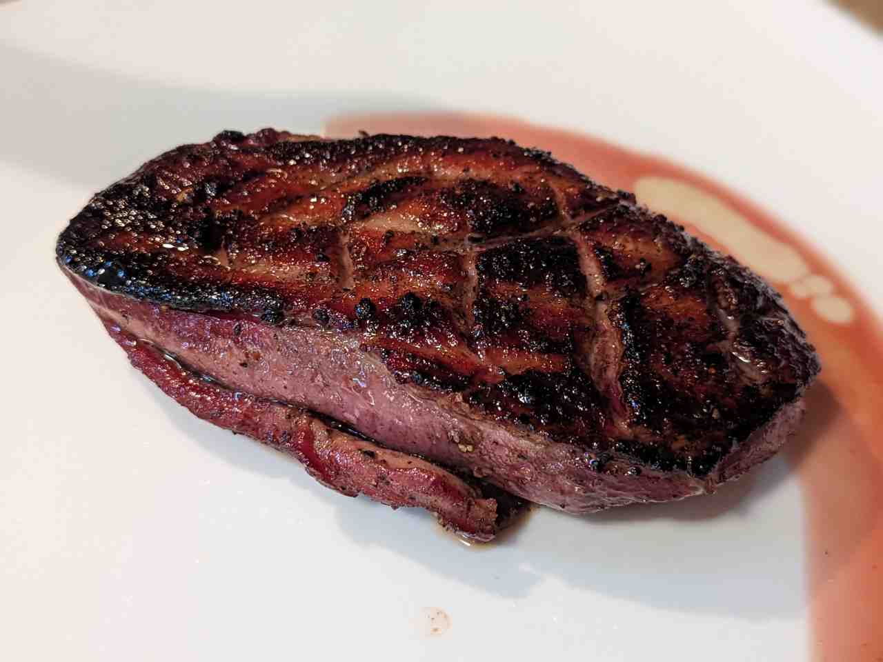 Cherry wood smoked duck breast