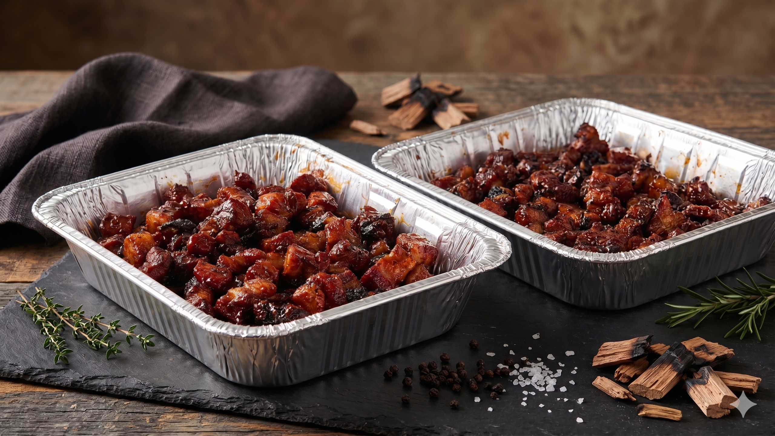 Smoked Pork Belly Burnt Ends